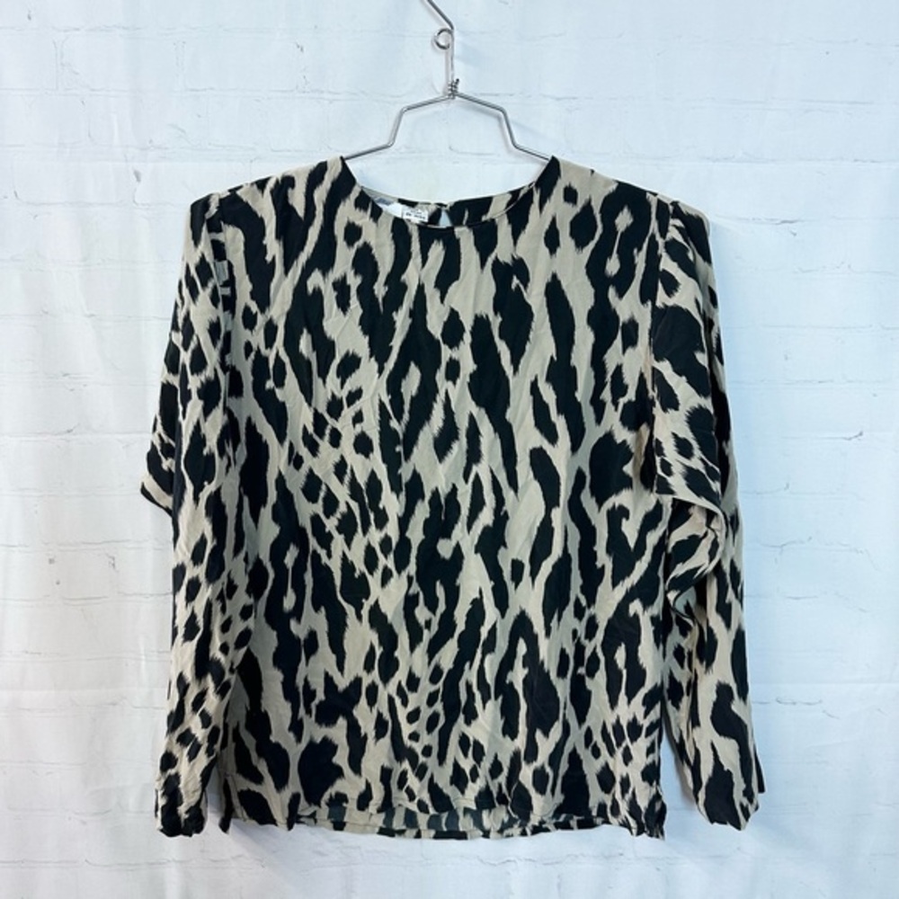 Oleg Cassini Silk Top size 12